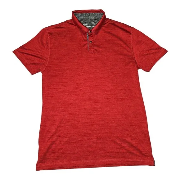 BKE Polo Shirt Large Men's Short Sleeve Red Performance Fabric Casual Preppy - Picture 1 of 6